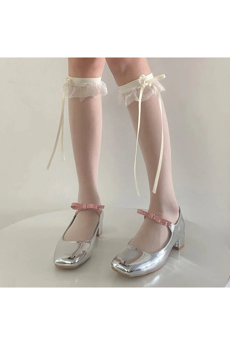 Transparent Nylon Long Socks - Socks