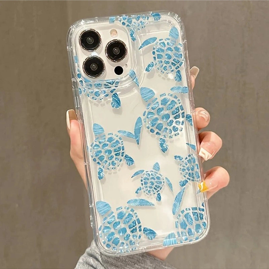 Aesthetic Turtle Pattern iPhone Case 2 Shoptery