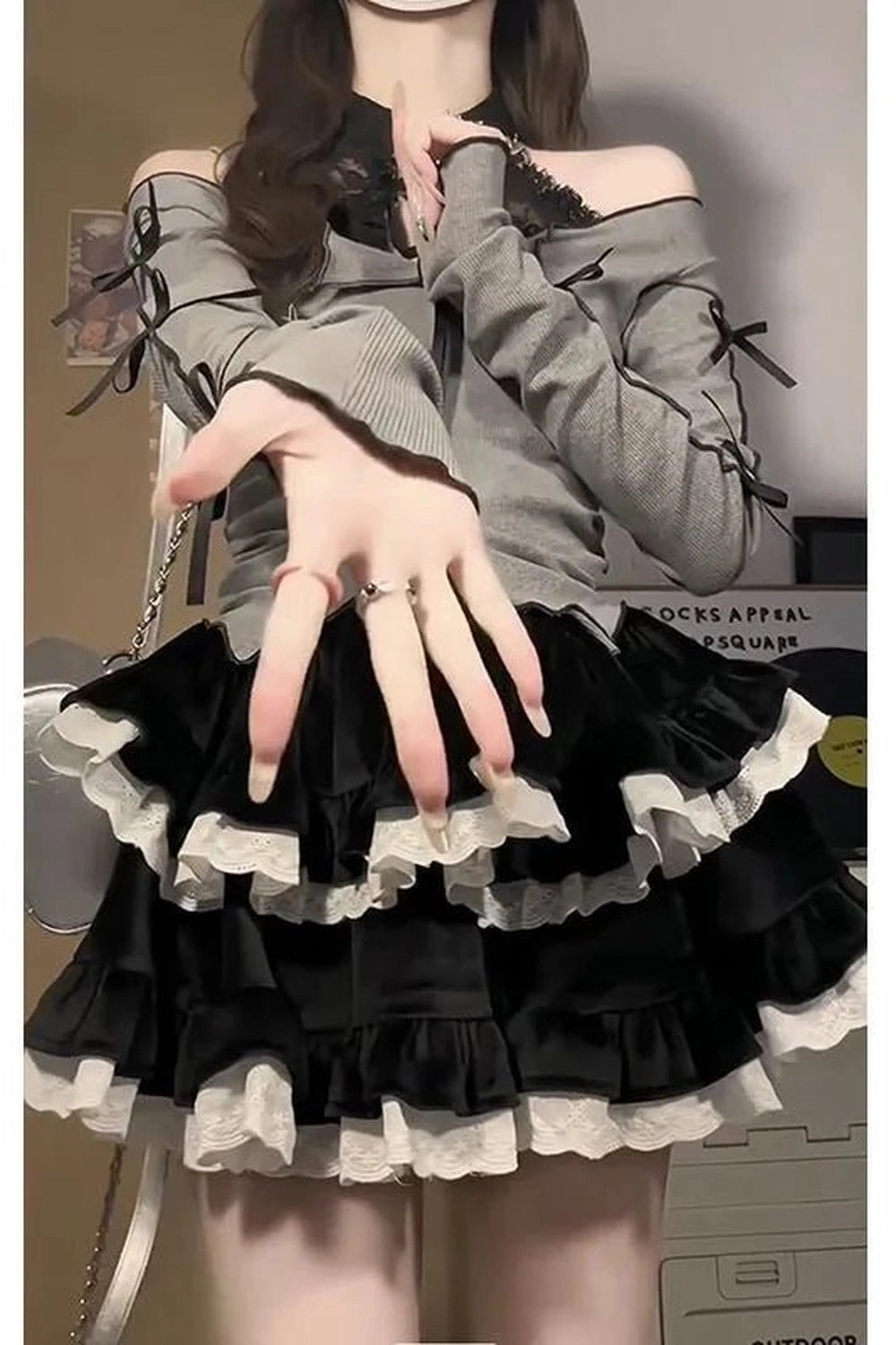 Acubi Two-Piece Long Sleeve Outfit Set Shoptery