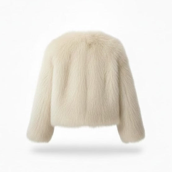 Pearl Soft Furry Coat Shoptery
