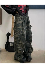 Y2k Urban Camo Cargo Pants Shoptery