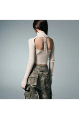 Urban Edgy Y2k Cropped Knit Cardigan Shoptery