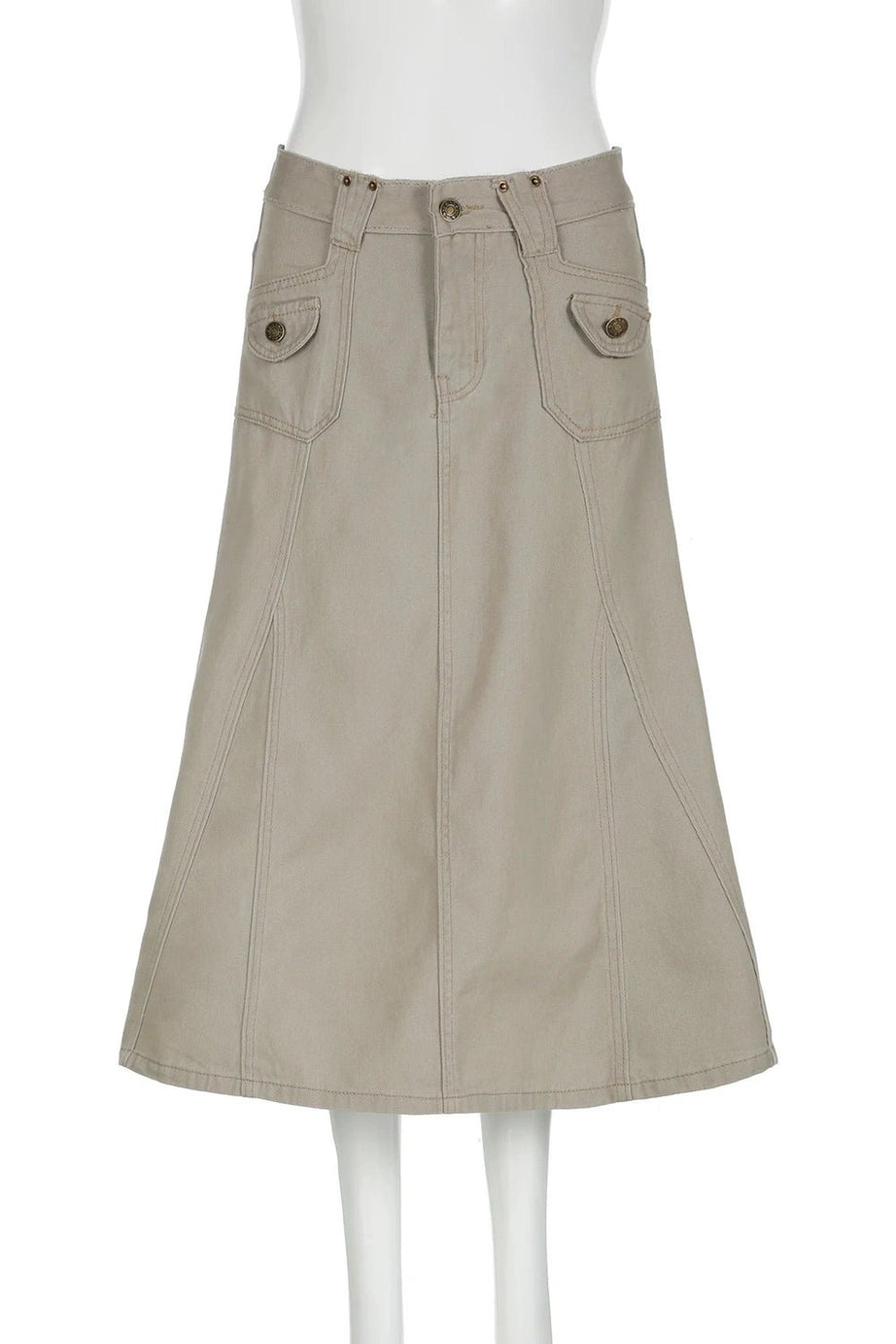 Utility Cargo Maxi Skirt - Skirts