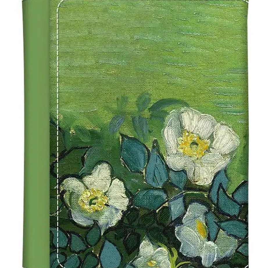 Aesthetic Van Gogh Design Wallet Green Shoptery