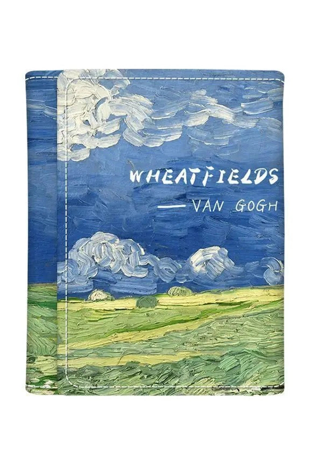 Aesthetic Van Gogh Design Wallet Blue Shoptery