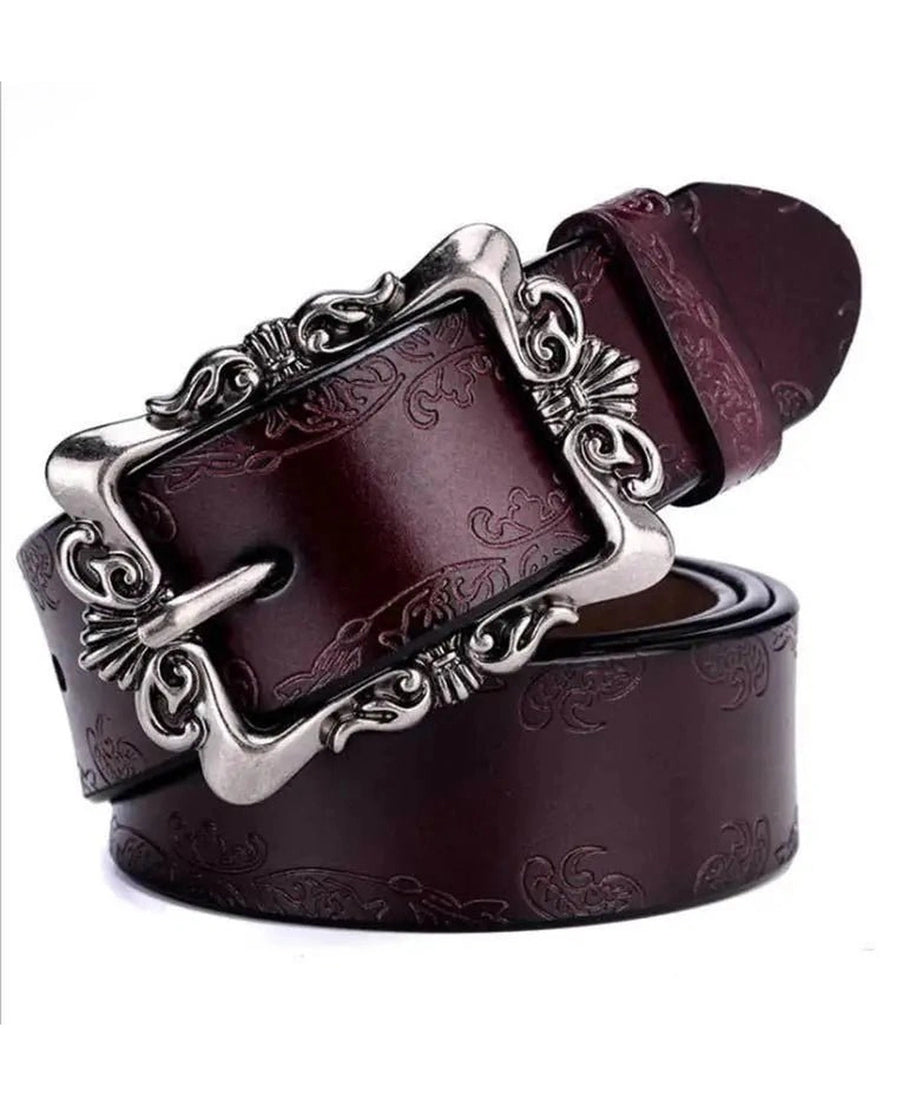 Victorian Embossed Buckle Belt - Belts