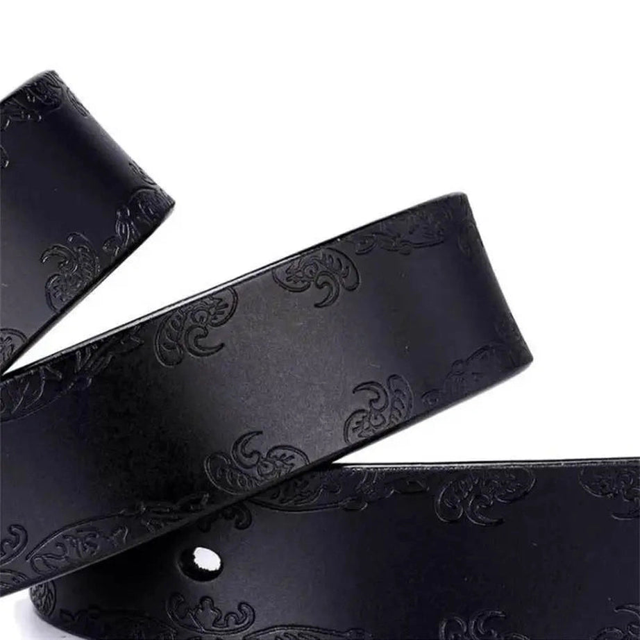 Retro Victorian Embossed Buckle Belt Shoptery