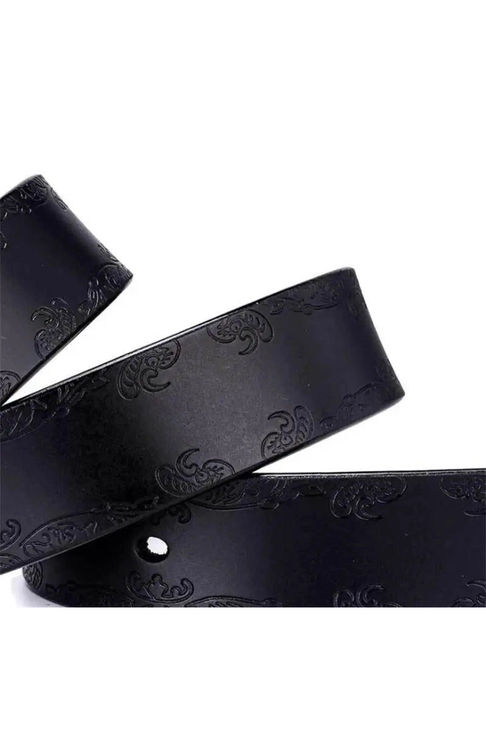 Retro Victorian Embossed Buckle Belt Shoptery