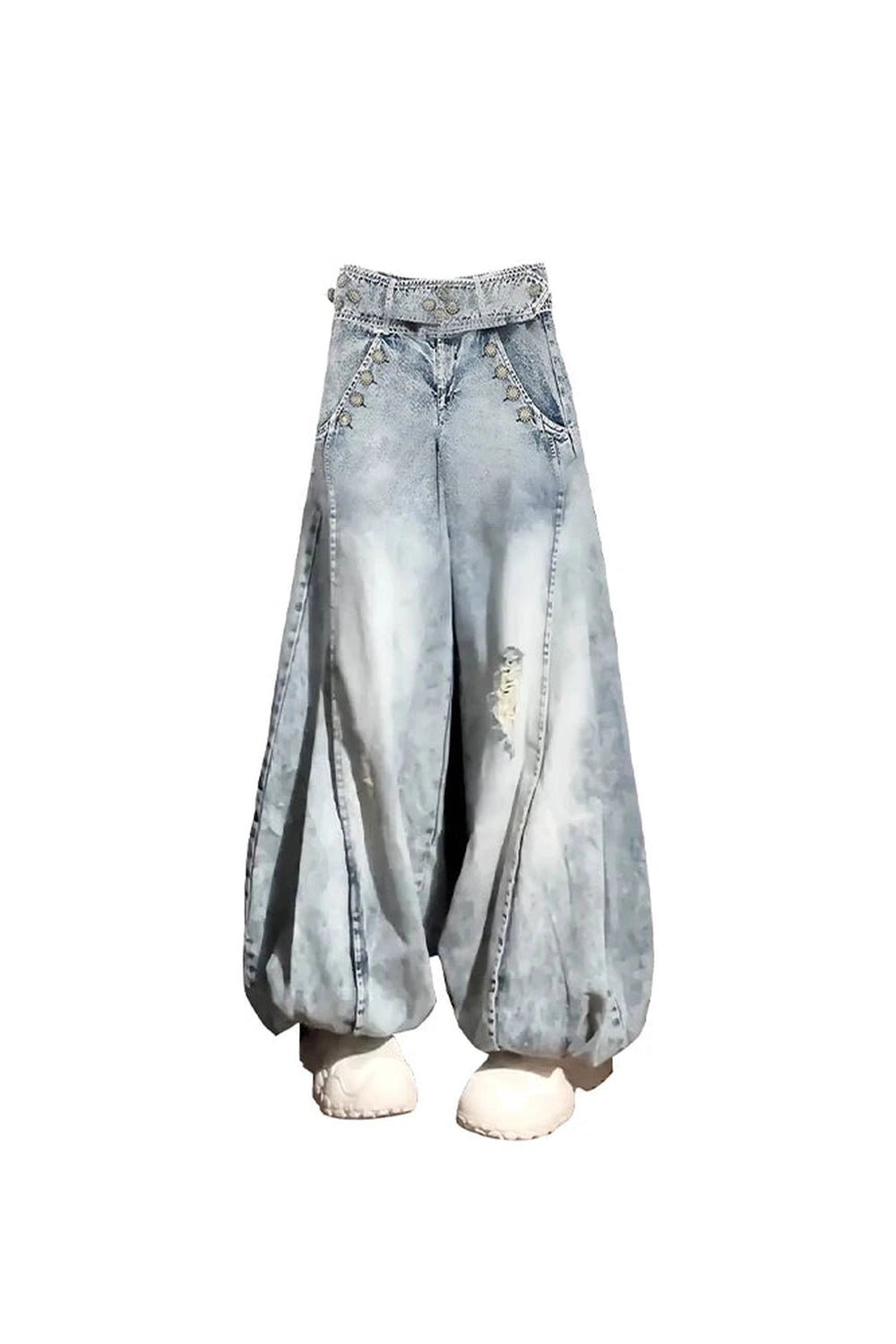 Vintage Balloon Wide - Leg Jeans - Jeans