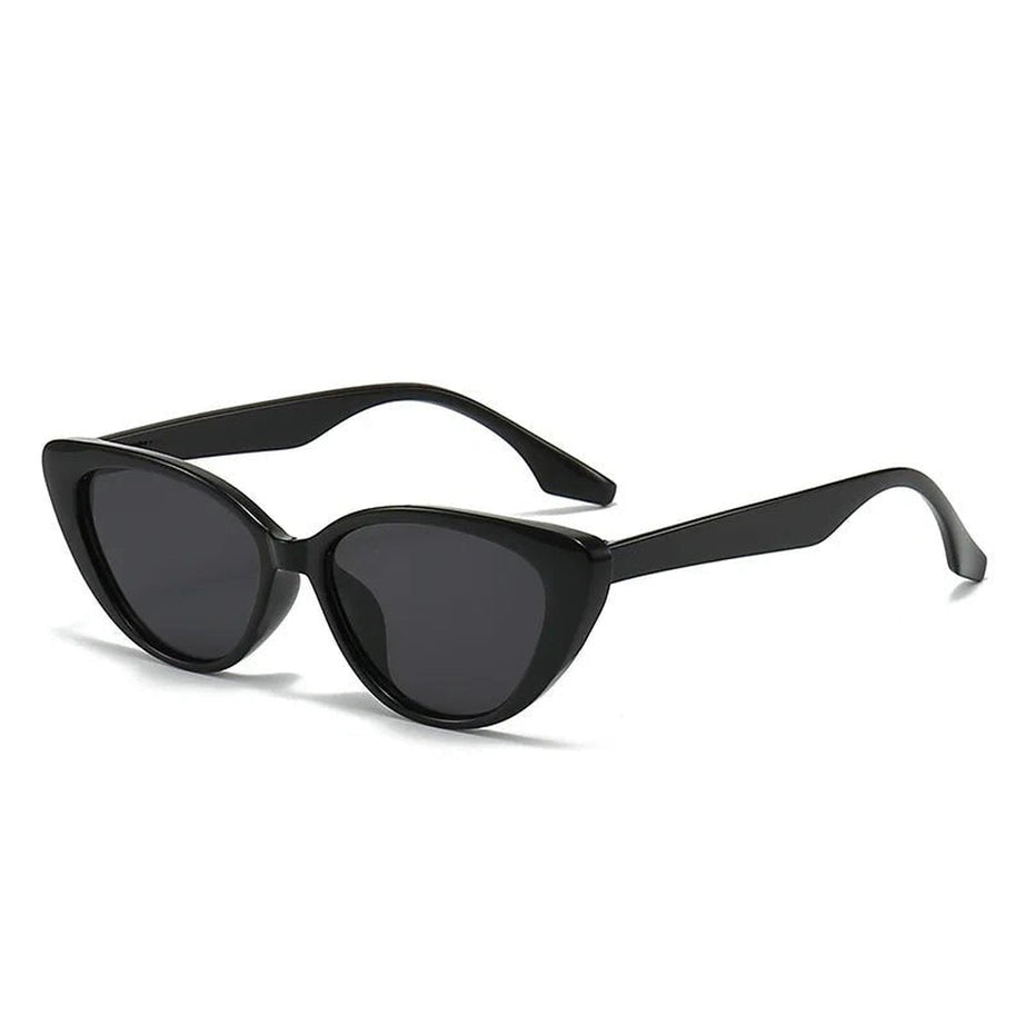 Retro Cat Eye Sunglasses Black Shoptery