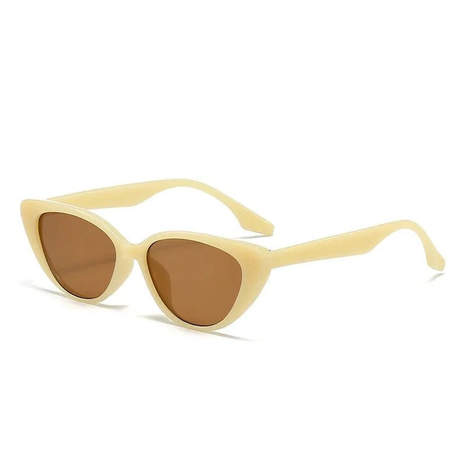 Retro Cat Eye Sunglasses Tawny Shoptery