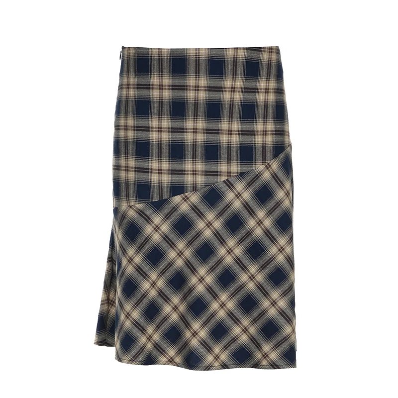 Vintage England Style Midi Skirt -