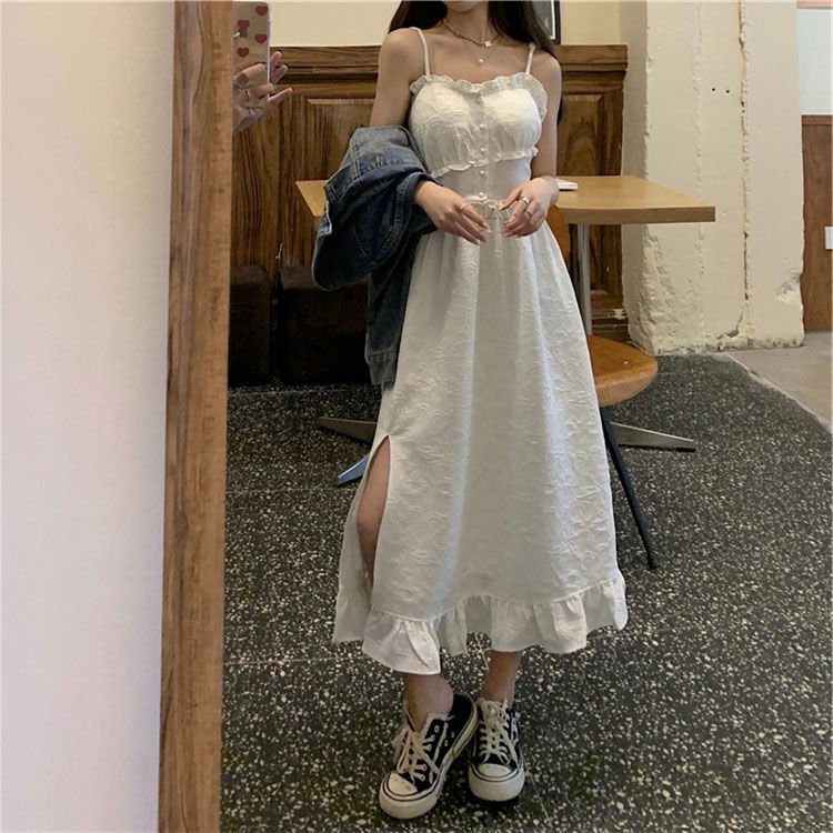 Vintage Fairy Long Dress - Dresses