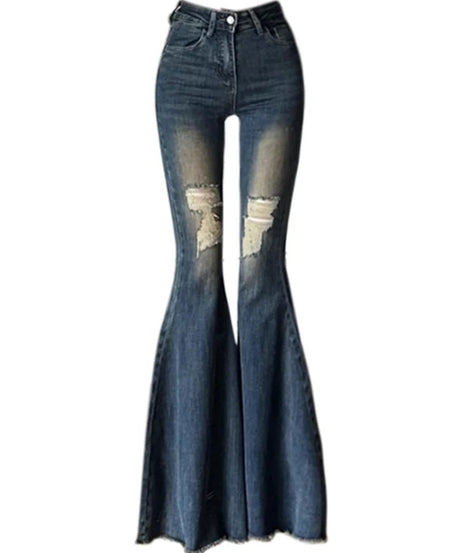 Vintage High - Waist Flare Jeans - 