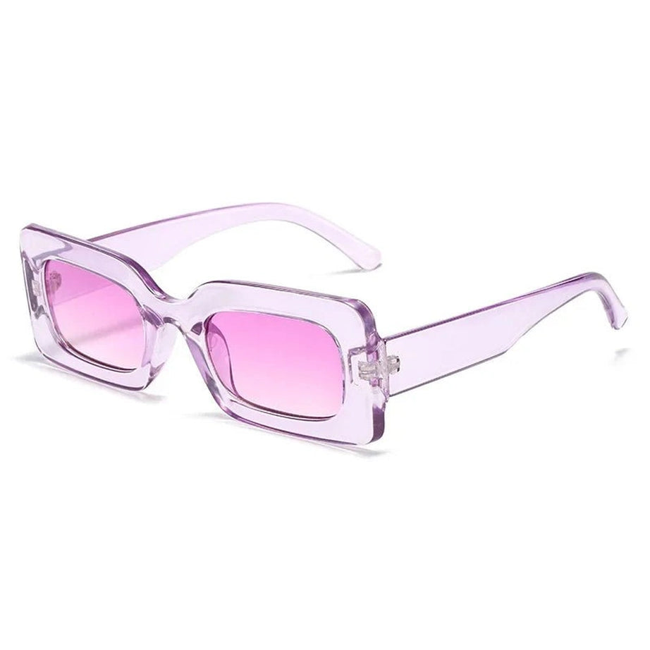 Retro Purple Sunglasses purple double purple Shoptery