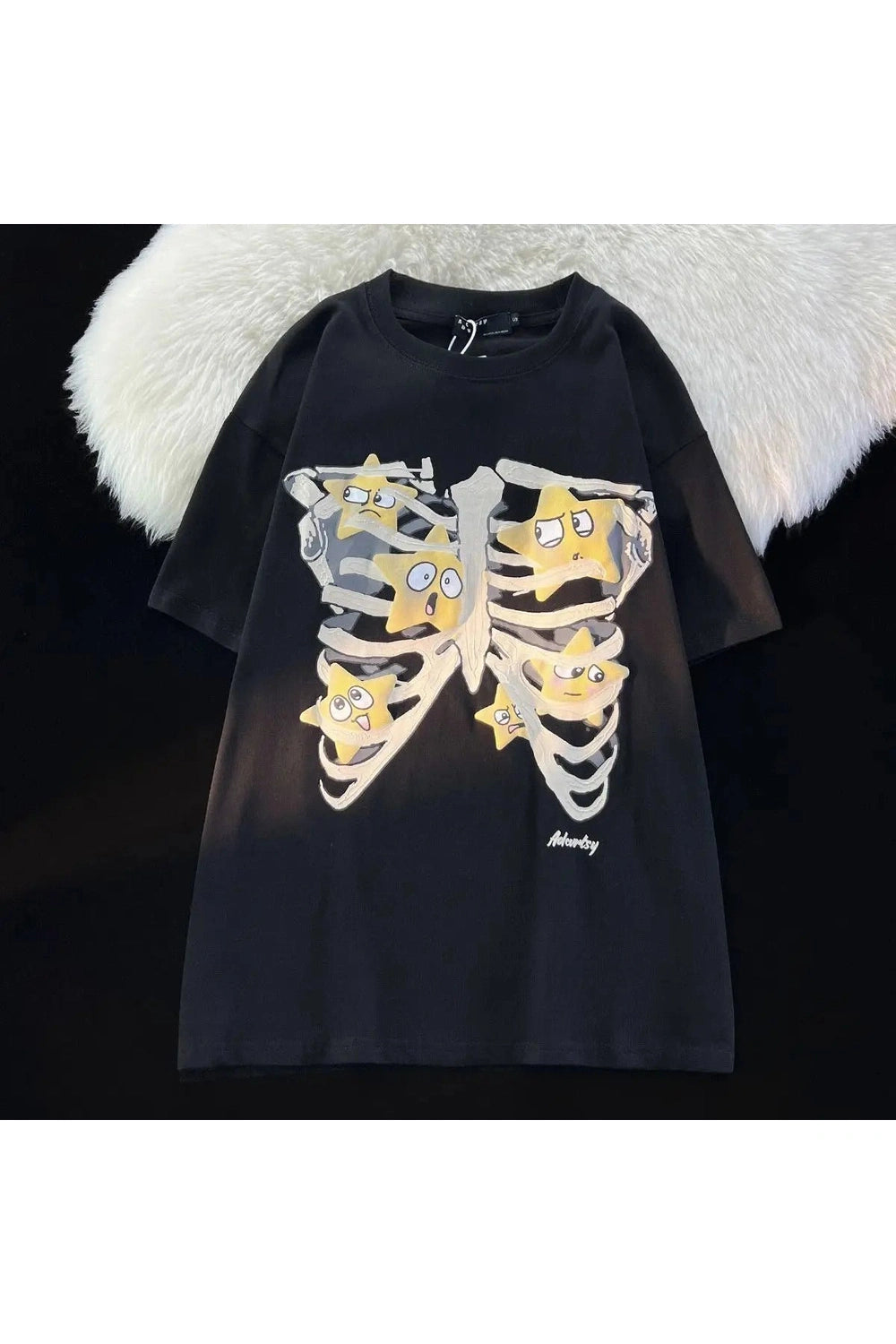 Vintage Star Skull T - shirt - T - Shirts