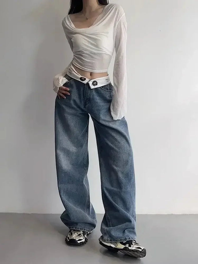 Vintage Y2K Baggy Jeans - Jeans