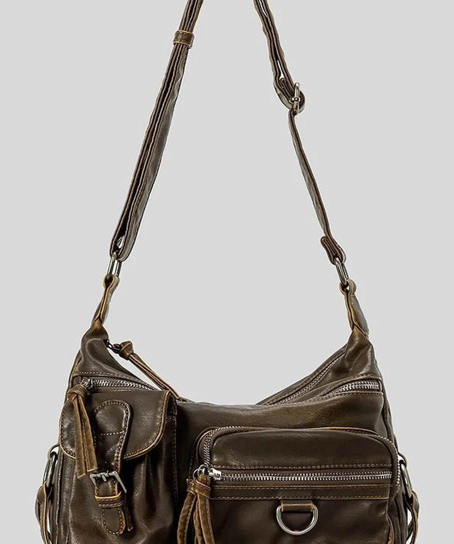 Wanderer Multi - Pocket Sling Bag - 