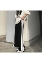 Pants – White Striped for Casual Wear Shoptery