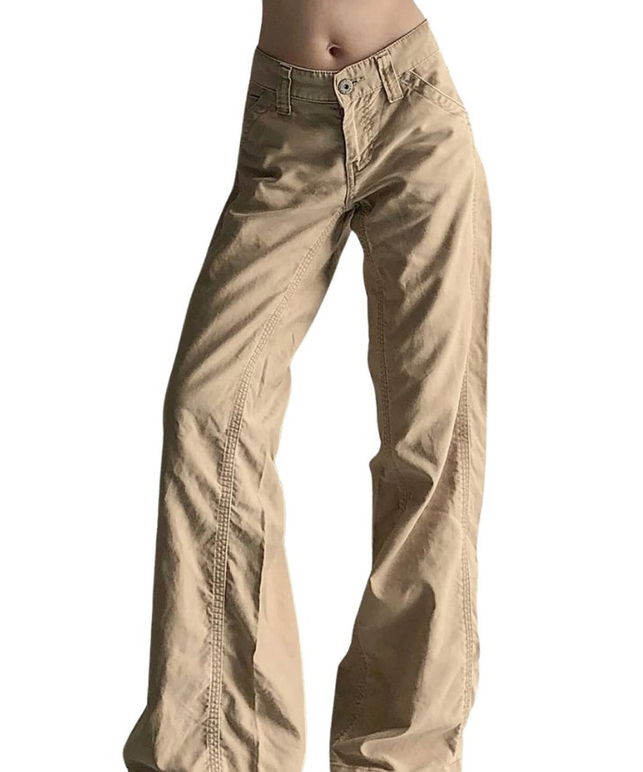 Wide - Leg Utility Cargo Pants - Pants