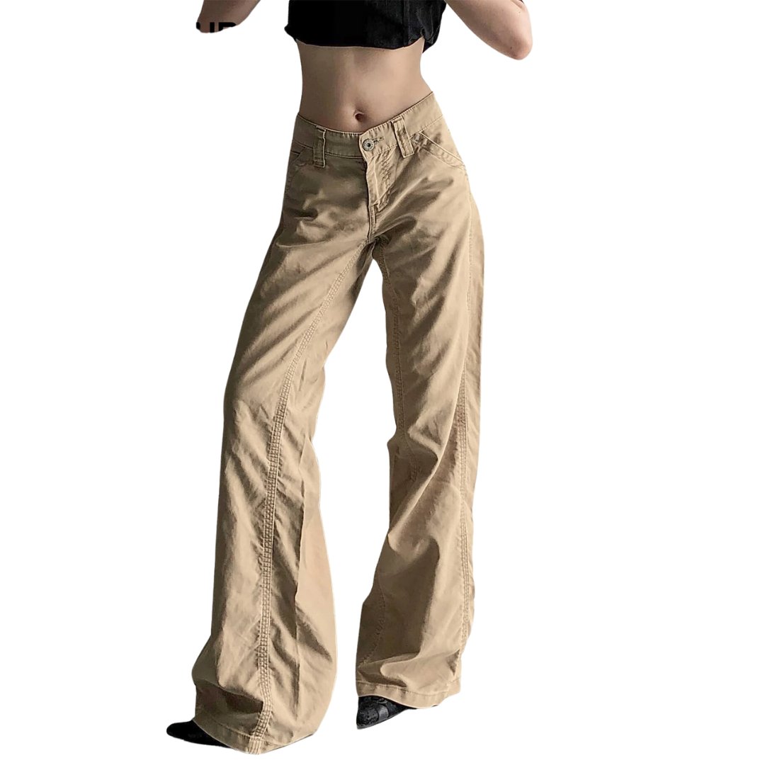 Wide - Leg Utility Cargo Pants - Pants