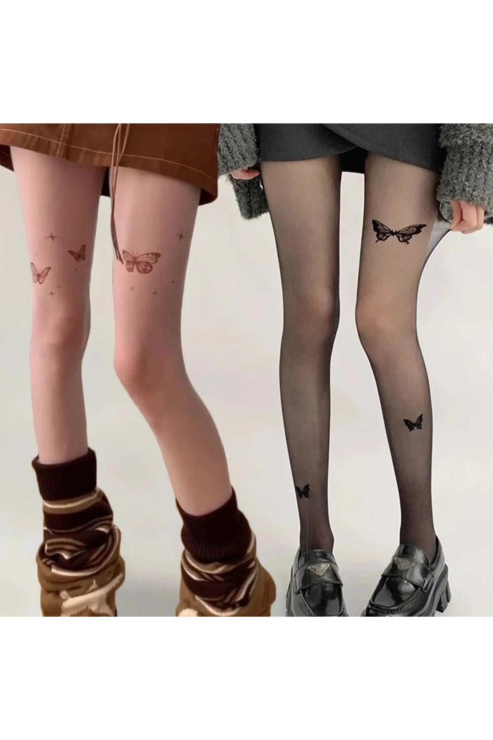 Coquette Butterfly Silk Tights Shoptery