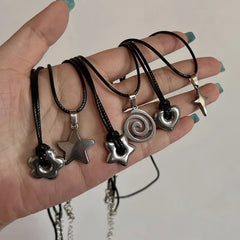 Y2K Cosmic Pendant Necklace Shoptery