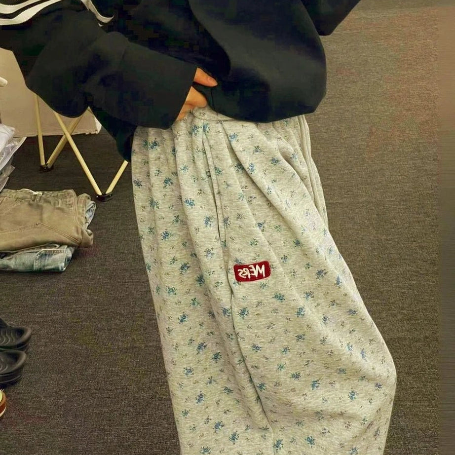 Coquette Floral Sweatpants Shoptery