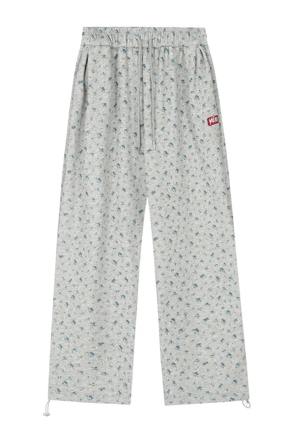 Coquette Floral Sweatpants Grey Shoptery