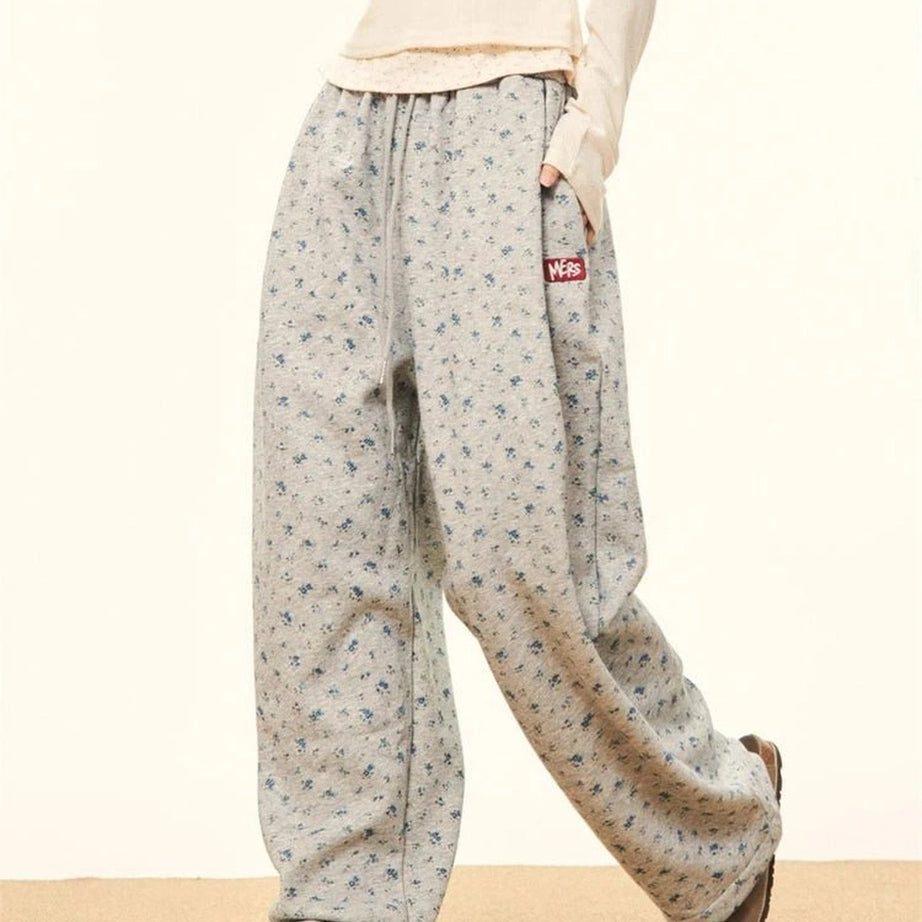 Coquette Floral Sweatpants Shoptery