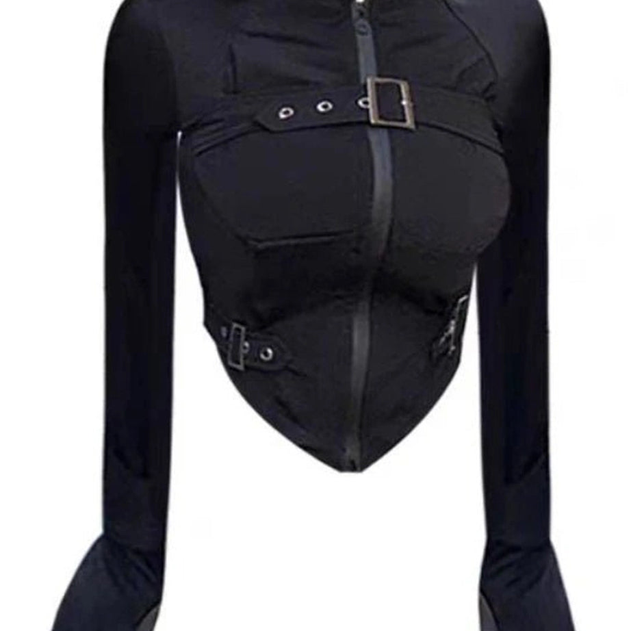 Y2K Gothic Two-Piece Set tops Shoptery