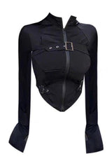 Y2K Gothic Two-Piece Set tops Shoptery