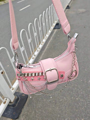 Y2K Star Studded Shoulder Bag Shoptery