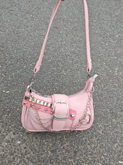 Y2K Star Studded Shoulder Bag Shoptery