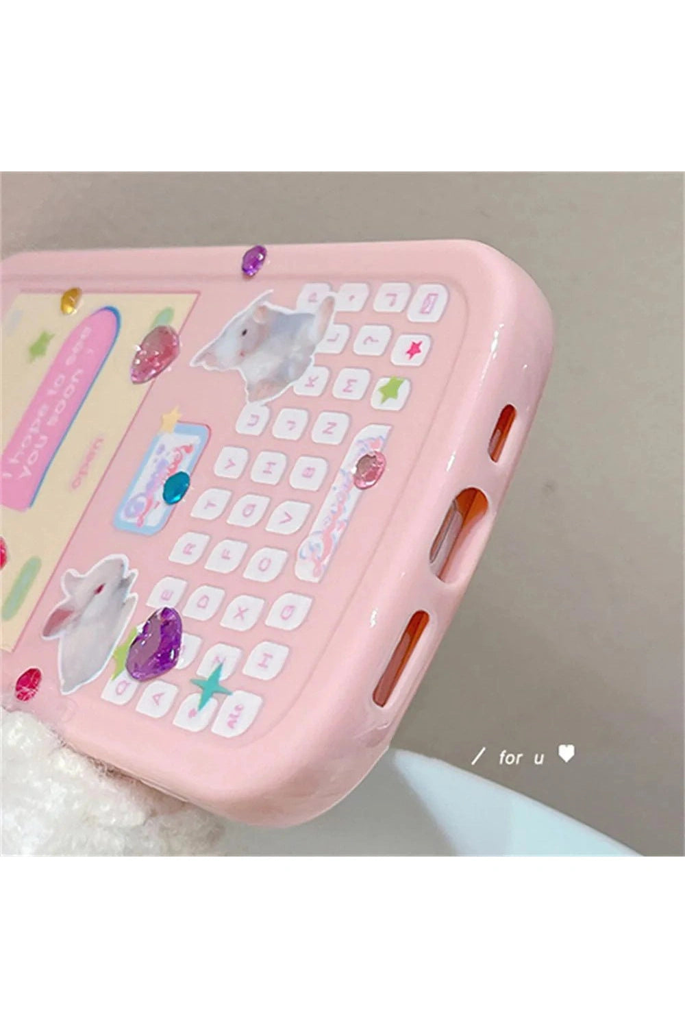 Kawaii 3D Rabbit Korean iPhone Case Shoptery