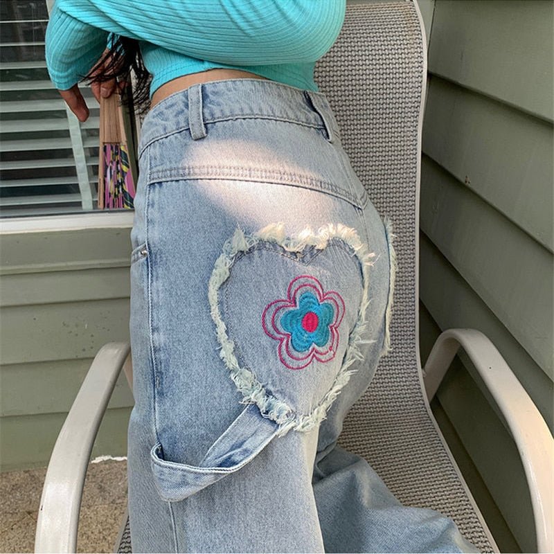 Fall 90s Aesthetic Baggy Jeans Shoptery