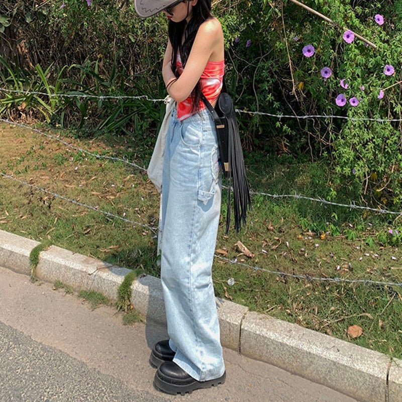 Fall 90s Aesthetic Baggy Jeans Shoptery