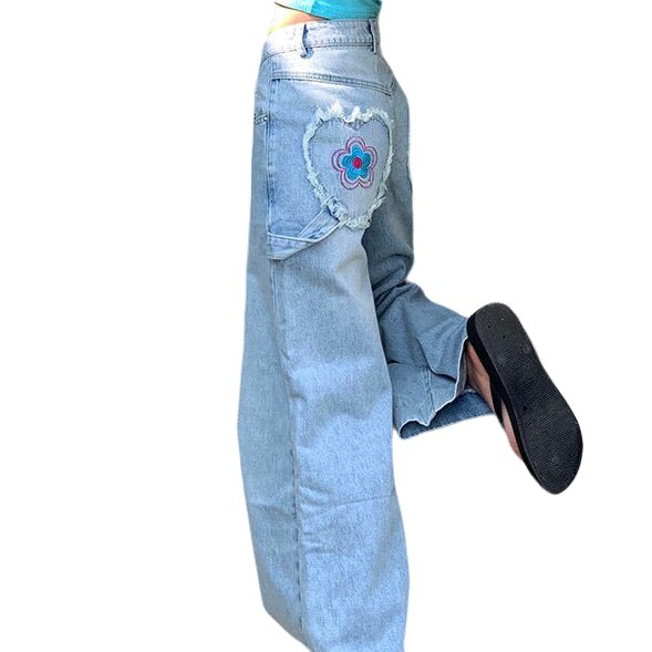 Fall 90s Aesthetic Baggy Jeans Shoptery