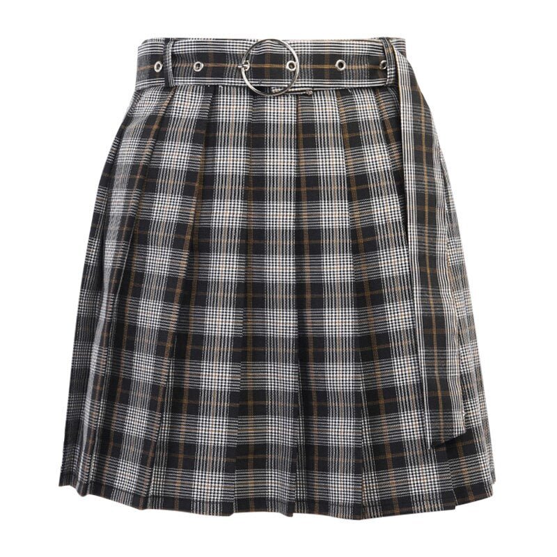 90s Plaid Skirt - Skirts