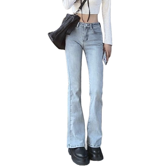 90s Style Flare Jeans - Jeans