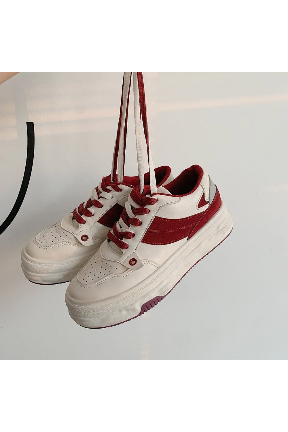 90s White Sneakers Creamy-white Shoptery