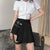 Asymmetrical Alt Punk Style Pleated Skirt
