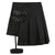 Asymmetrical Alt Punk Style Pleated Skirt