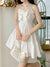 Summer White Lolita Mini Dress