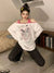 Kawaii Lace Cat Print T-shirt