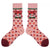 Weirdcore Colorful Cat Heart Socks