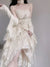 Lace Jacquard Strapless Dress