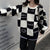 Harajuku Checkerboard Sweater