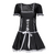 Kawaii Gothic Lace Black Dress