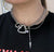 Punk Heart Shape Choker Necklace